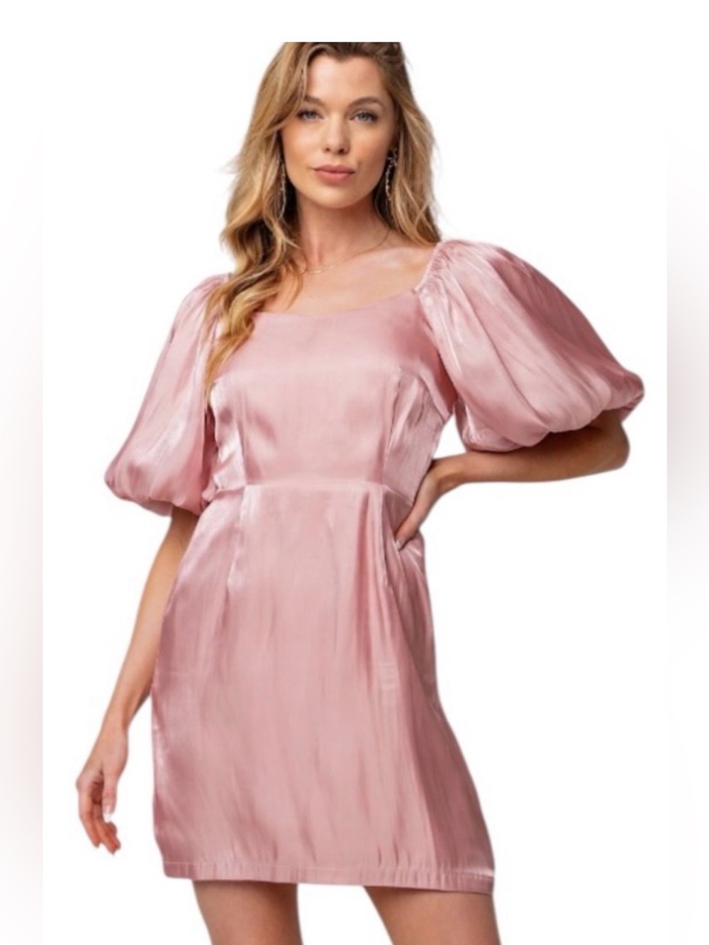 EASEL NWT DRESS ROSE Pink Sz small mini